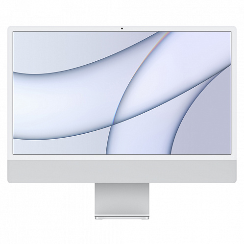 iMac 24" Retina 4,5K, (M1 8C CPU, 7C GPU), 8 Гб, 256 Гб SSD, серебристый