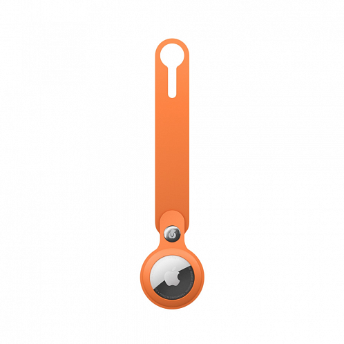 Чехол uBear Touch Case для Apple AirTag, силиконовый, оранжевый
