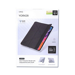 Чехол Uniq Yorker Kanvas Anti-microbial для iPad Air 10.9 (2020), черный