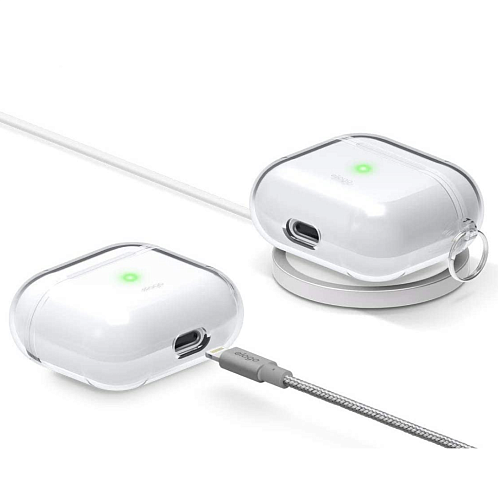 Чехол Elago Clear Hang для AirPods 3 (2021), карабин, прозрачный