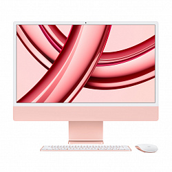 iMac 24" Retina 4,5K, (M3 8C CPU, 10C GPU, 2023), 8 ГБ, 512 ГБ SSD, розовый