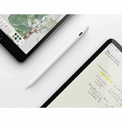 Стилус Uniq PIXO PRO Magnetic Stylus для iPad, с беспроводной зарядкой, белый 