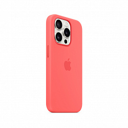 Чехол Apple для iPhone 15 Pro, MagSafe, силикон, гуава