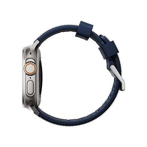 Ремешок Nomad Rugged Strap для Apple Watch 49/45/44/42 мм, силикон, синий