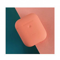 Чехол Elago Silicone wireless сase для AirPods, силикон, персиковый