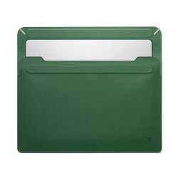 Чехол-конверт Spigen Valentinus Sleeve Laptop для Macbook 13-14", зеленый