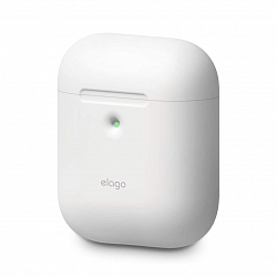 Чехол Elago Silicone wireless сase для AirPods, силикон, белый