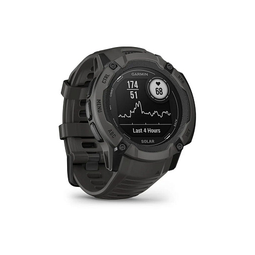 Умные часы Garmin Instinct 2X Solar, черный