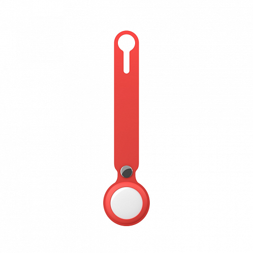Чехол uBear Touch Case для Apple AirTag, силиконовый, красный
