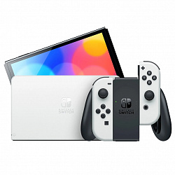 Игровая консоль Nintendo Switch Oled, 64 Гб, белый