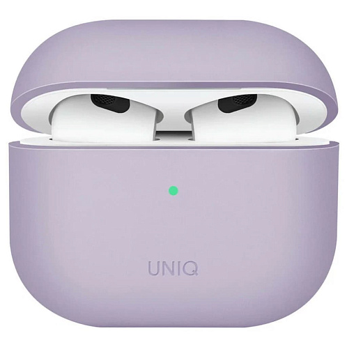 Чехол Uniq LINO Liquid для Airpods 3, силикон, лавандовый