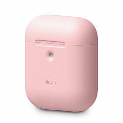 Чехол Elago Silicone wireless сase для AirPods, силикон, розовый