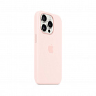 Чехол Apple для iPhone 15 Pro, MagSafe, силикон, светло-розовый