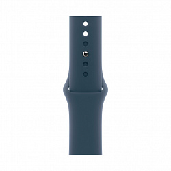 Watch S9, 41 mm, серебристый, "грозовой синий", силиконовый ремешок M/L
