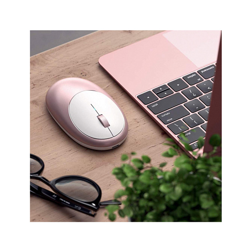 Мышь беспроводная Satechi M1 Bluetooth Wireless Mouse, розовое золото