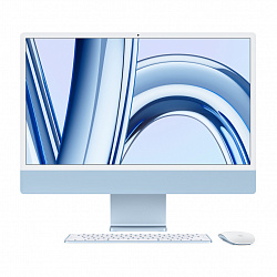 iMac 24" Retina 4,5K, (M3 8C CPU, 8C GPU, 2023), 8 ГБ, 256 ГБ SSD, синий