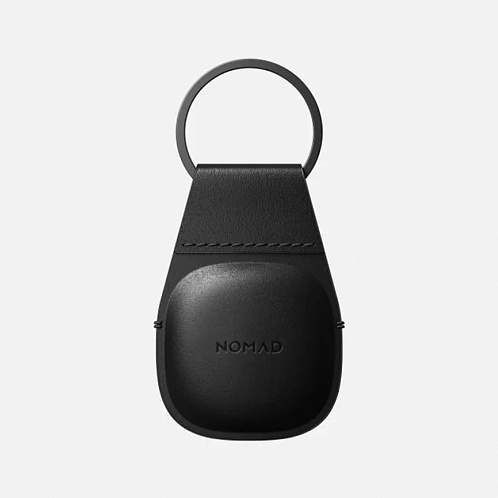 Чехол Nomad Leather Keychain для Apple AirTag, черный