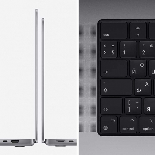 MacBook Pro 14" (M1 Pro, 2021) 16 Гб, 512 Гб SSD, «серый космос»