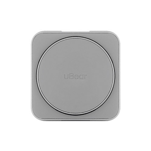 Беспроводное зарядное устройство uBear Balance 3-in-1 Magnetic Wireless Charger, серебристый