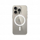 Чехол Apple для iPhone 15 Pro, MagSafe, поликарбонат, прозрачный