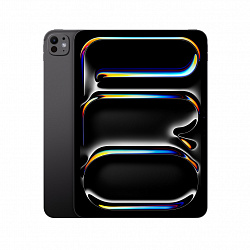 iPad Pro 11" (M4, 2024), Wi-Fi, 2 Тб, нанотекстурное стекло, "черный космос"