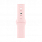 Watch S9, 41 mm, розовый, силиконовый ремешок нежно-розового цвета M/L